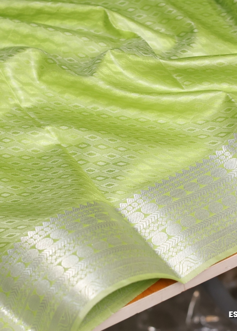 ELITE BRIDAL PICK &PICK SILK SAREES AND WEDDING ART SILK SAREES - LIGHT GREEN (12)