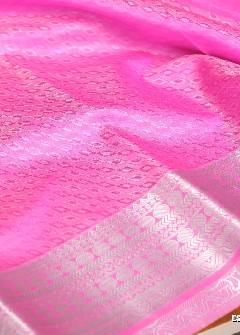 ELITE BRIDAL PICK &PICK SILK SAREES AND WEDDING ART SILK SAREES - PINK (5)