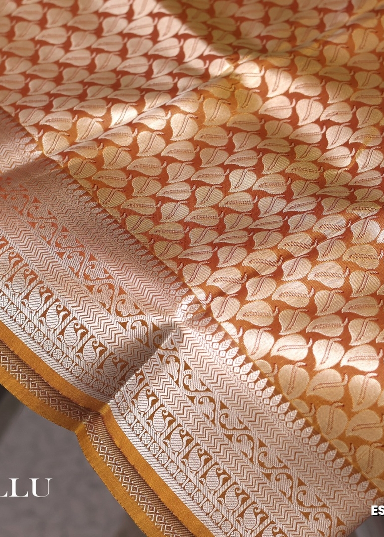 ELITE BRIDAL PICK &PICK SILK SAREES AND WEDDING ART SILK SAREES - BROWN (2)