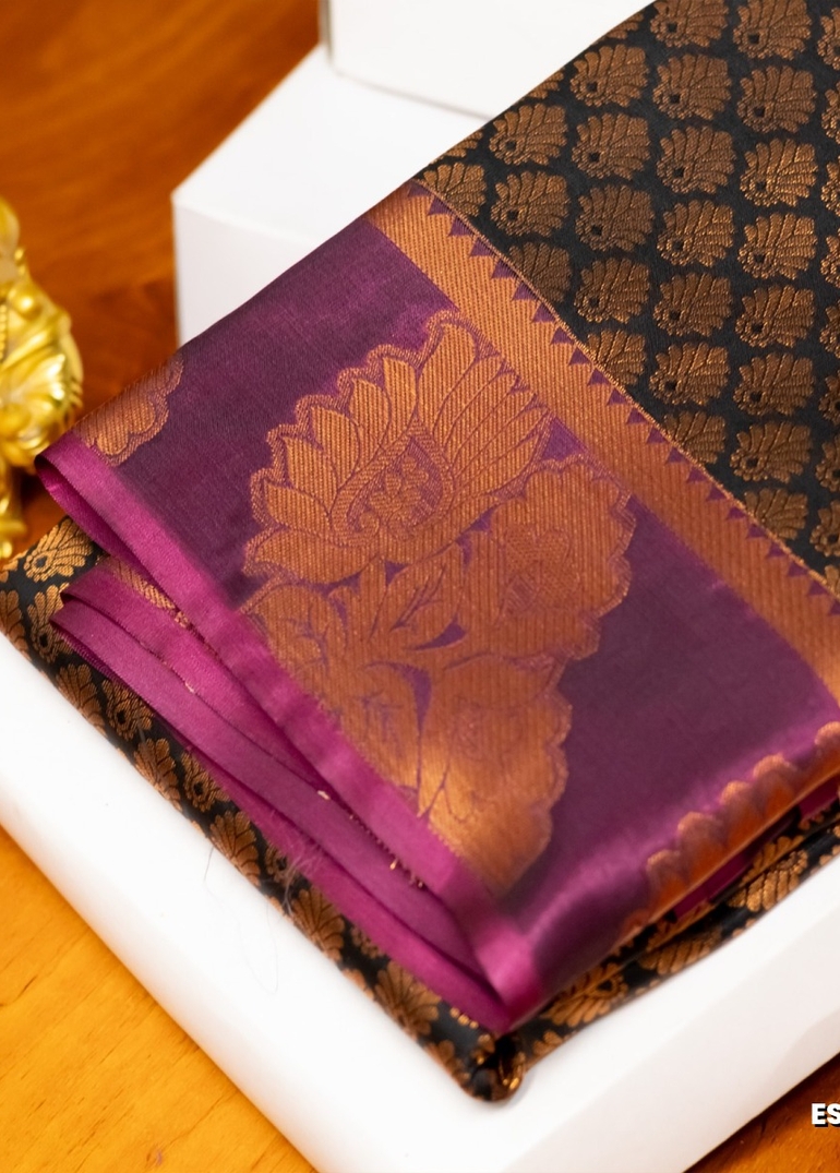 ELITE BRIDAL PICK &PICK SILK SAREES AND WEDDING ART SILK SAREES - BLACK (2)