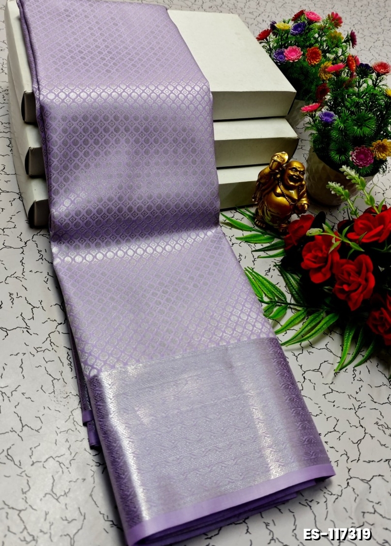 BRIDAL SILK GOLD SILVAR AND COPPER ZARI WEAVE AND WEDDING ART SILK SAREES - LEVENDOR (3)