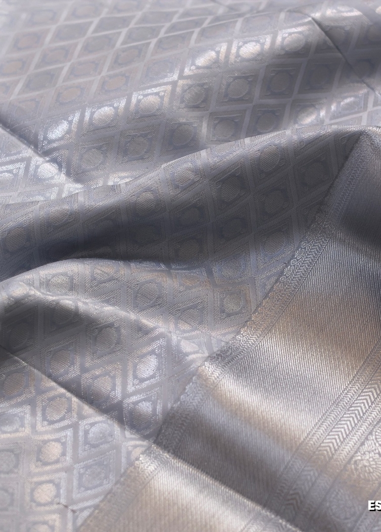 BRIDAL SILK GOLD SILVAR AND COPPER ZARI WEAVE AND WEDDING ART SILK SAREES - AS COLOR