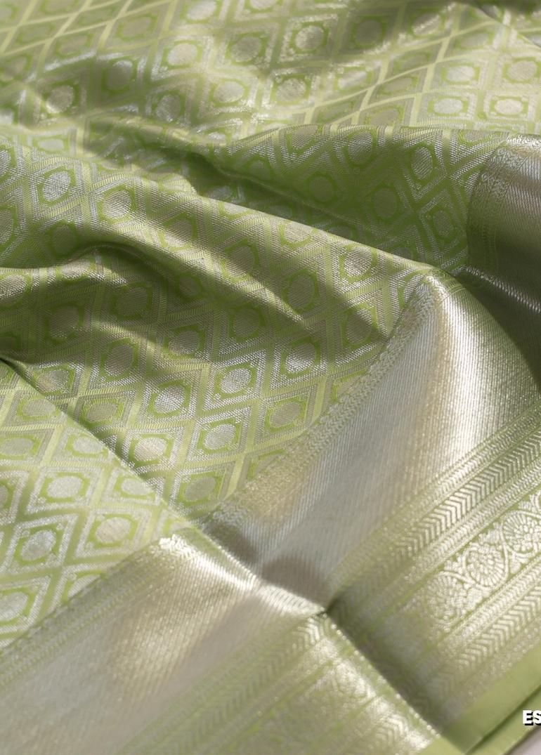 ELITE BRIDAL PICK &PICK SILK SAREES AND WEDDING ART SILK SAREES - PARET GREEN (1)
