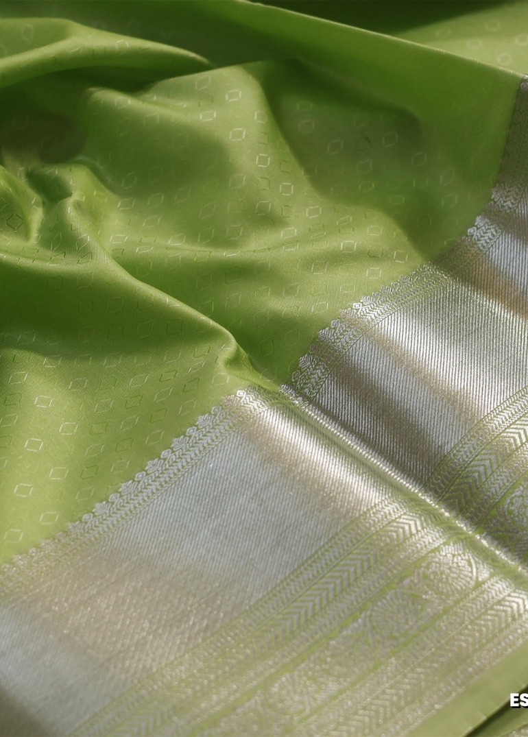 ELITE BRIDAL PICK &PICK SILK SAREES AND WEDDING ART SILK SAREES - PARET GREEN (1)
