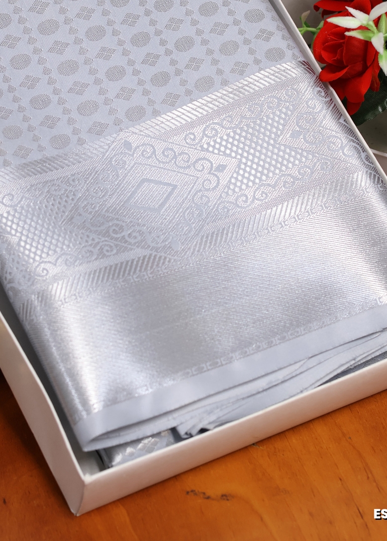 BRIDAL SILK GOLD SILVAR AND COPPER ZARI WEAVE AND WEDDING ART SILK SAREES - SILVAR (1)