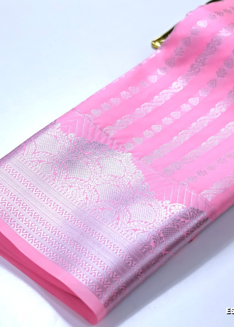 ELITE BRIDAL PICK &PICK SILK SAREES AND WEDDING ART SILK SAREES - LIGHT PINK (3)