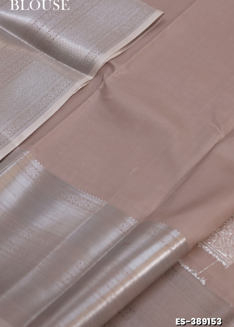 BRIDAL SILK GOLD SILVAR AND COPPER ZARI WEAVE AND WEDDING ART SILK SAREES - BROWN