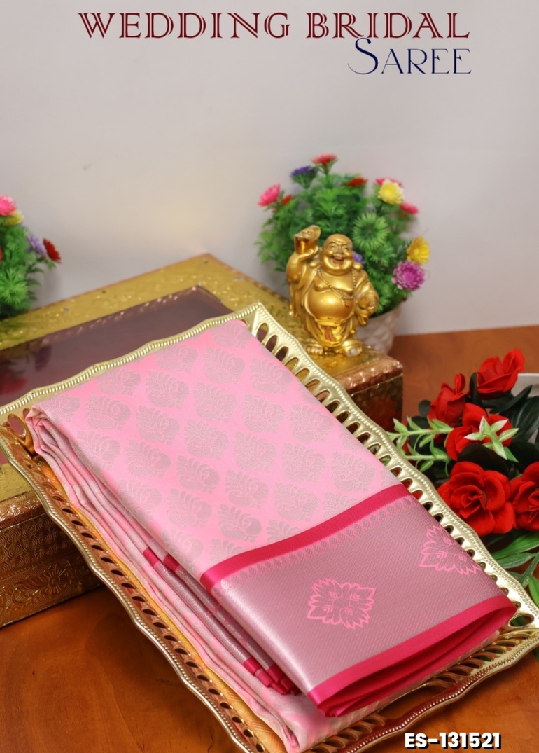 ELITE BRIDAL PICK &PICK SILK SAREES AND WEDDING ART SILK SAREES - BABY PINK (8)