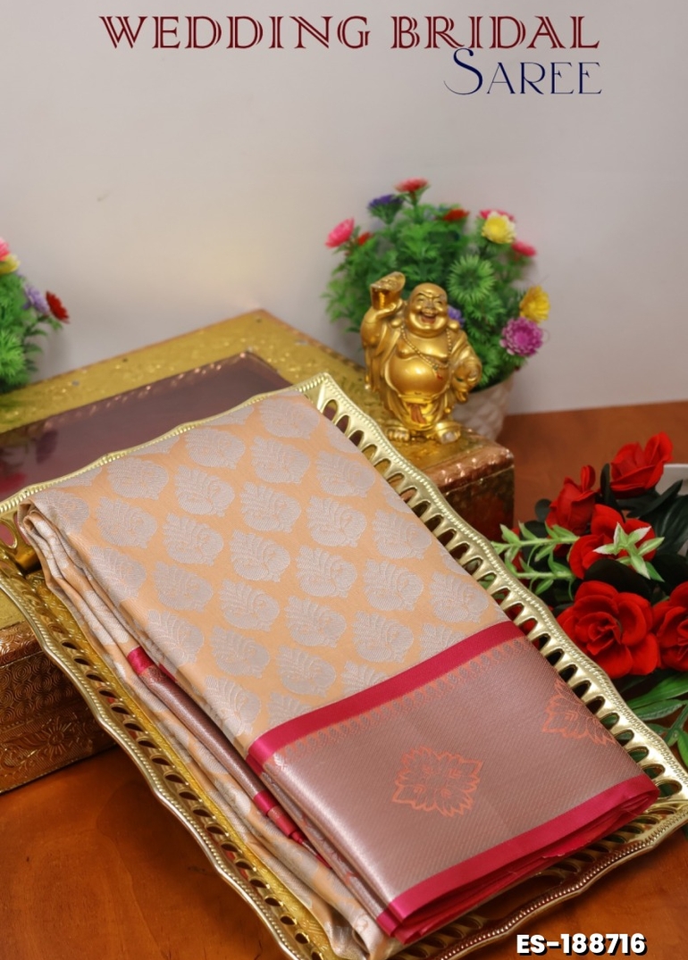 ELITE BRIDAL PICK &PICK SILK SAREES AND WEDDING ART SILK SAREES - ORANGE (4)