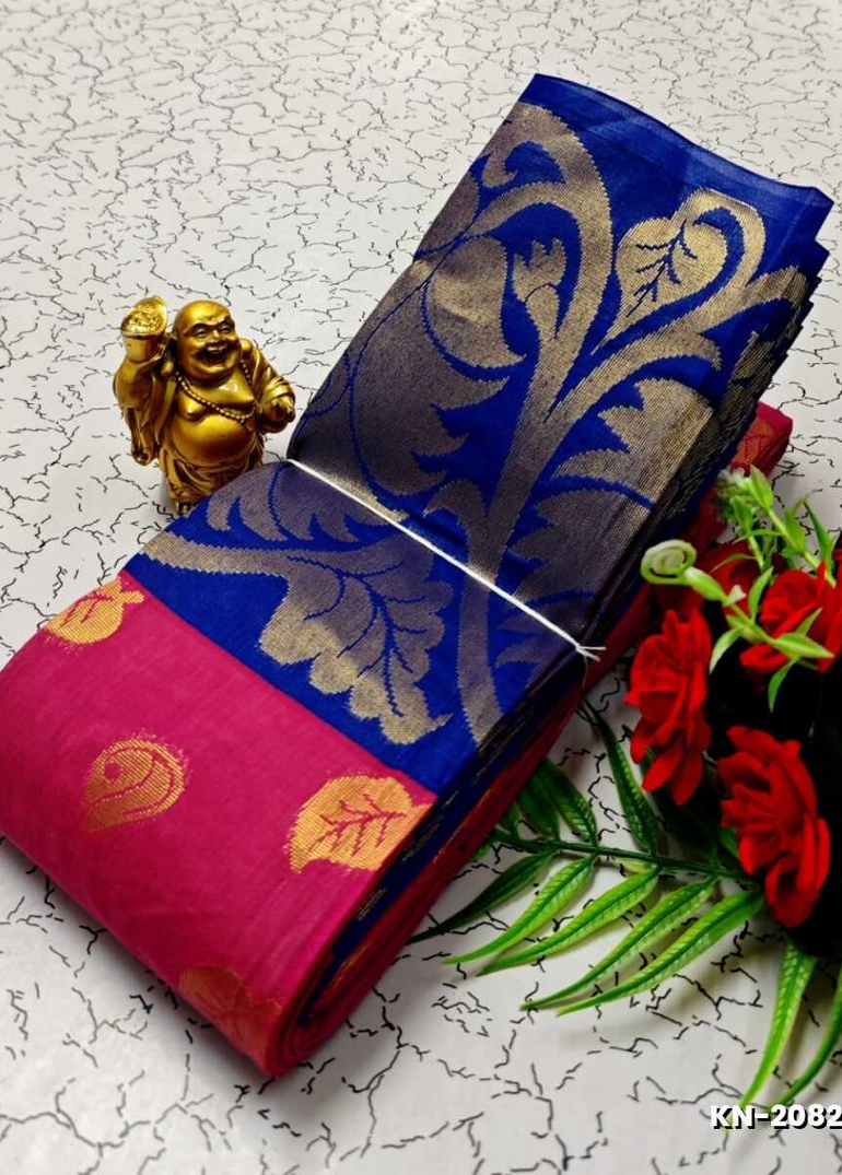 Korvai kotanji Trendy & Fancy bhutta and 2/100 Silk Cotton Sarees Function wear - VADAMALLI (2)