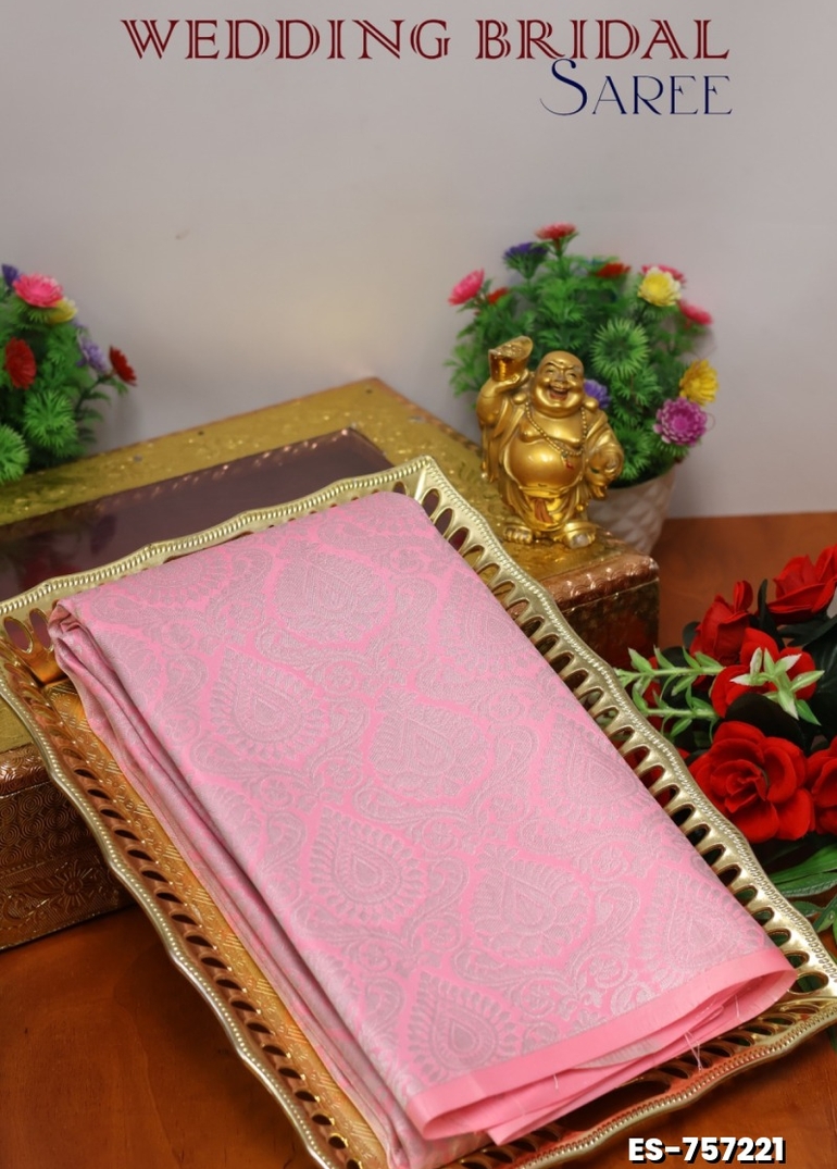 ELITE BRIDAL PICK &PICK SILK SAREES AND WEDDING ART SILK SAREES - BABY PINK (18)
