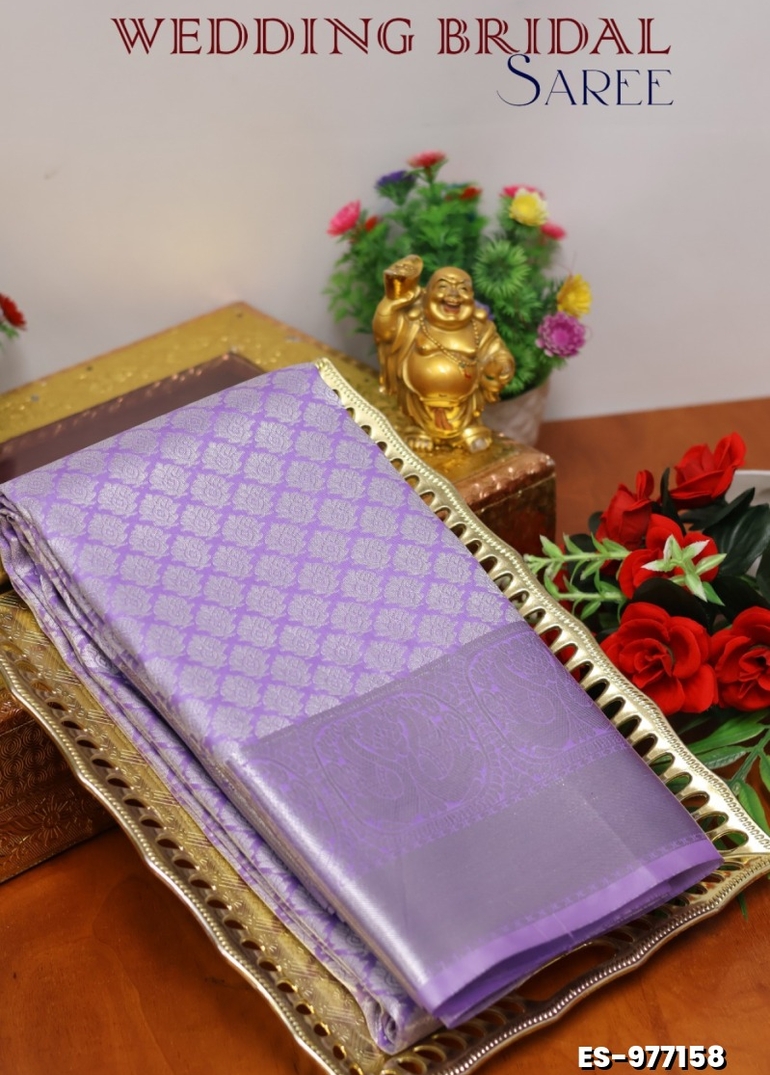 ELITE BRIDAL PICK &PICK SILK SAREES AND WEDDING ART SILK SAREES - PURPLE (4)
