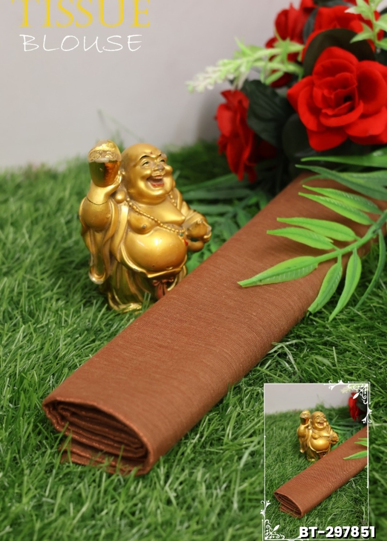 WOMEN TISSUE BLOUSE PIECE MATERIAL (1 METER ) - ONIYAN PINK