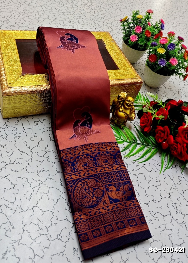 KUBERA ELITE BRIDAL RAPIER FANCY LIGHT WEIGHT SILK TYPE SAREES FUNCTION WEAR SAREE  COLLECTION - BABY PINK