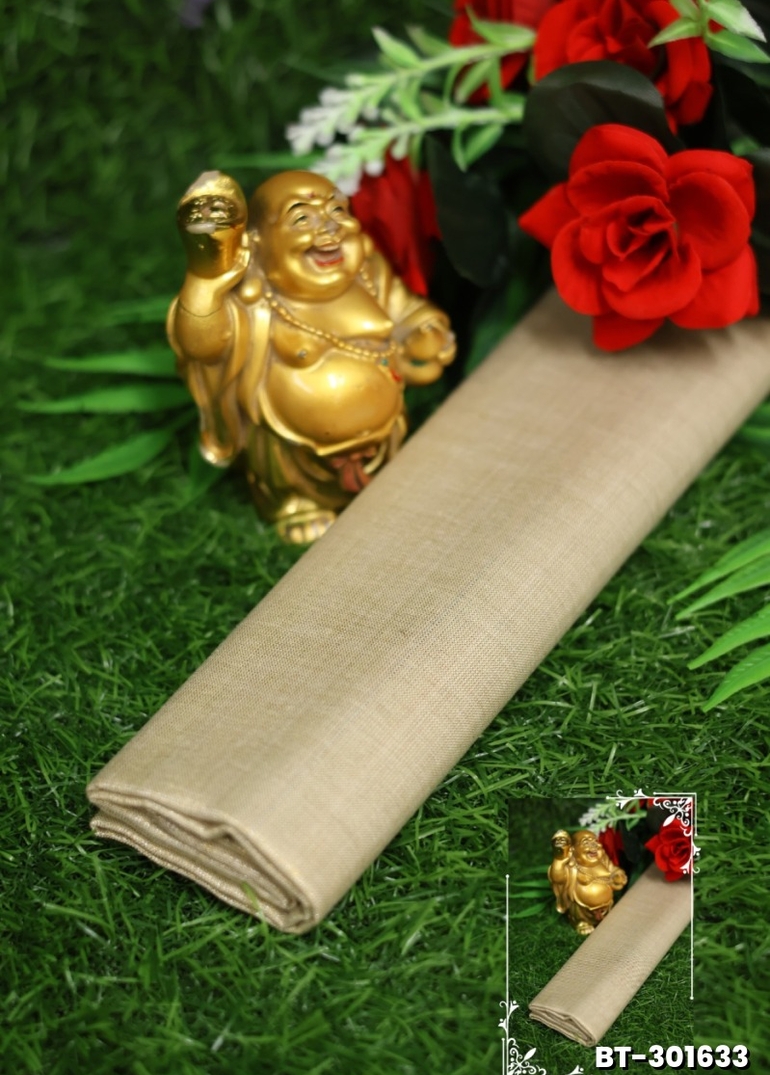 Women Tissue Blouse Piece Material ( 1 Meter ) - CREAM (1)