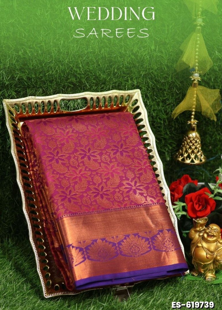 Samuthrika / Vasthrakala Bridal Silk Saree Wedding Saree - VADAMALLI