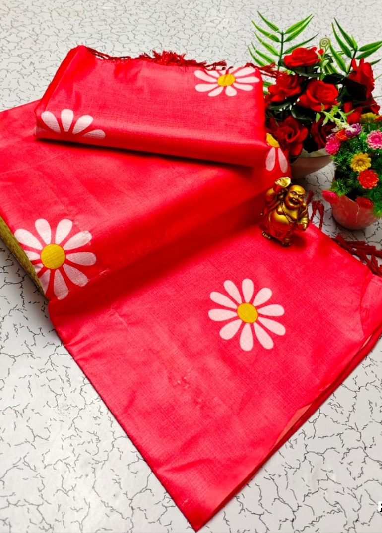 Elegant Pashmina Cotton Saree – Trending Collection - LIGHT PINK