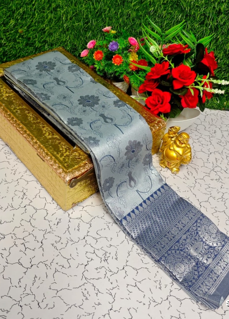 Premium kubera pattu saree rapier fancy  light weight silk type sarees function wear - SILVAR