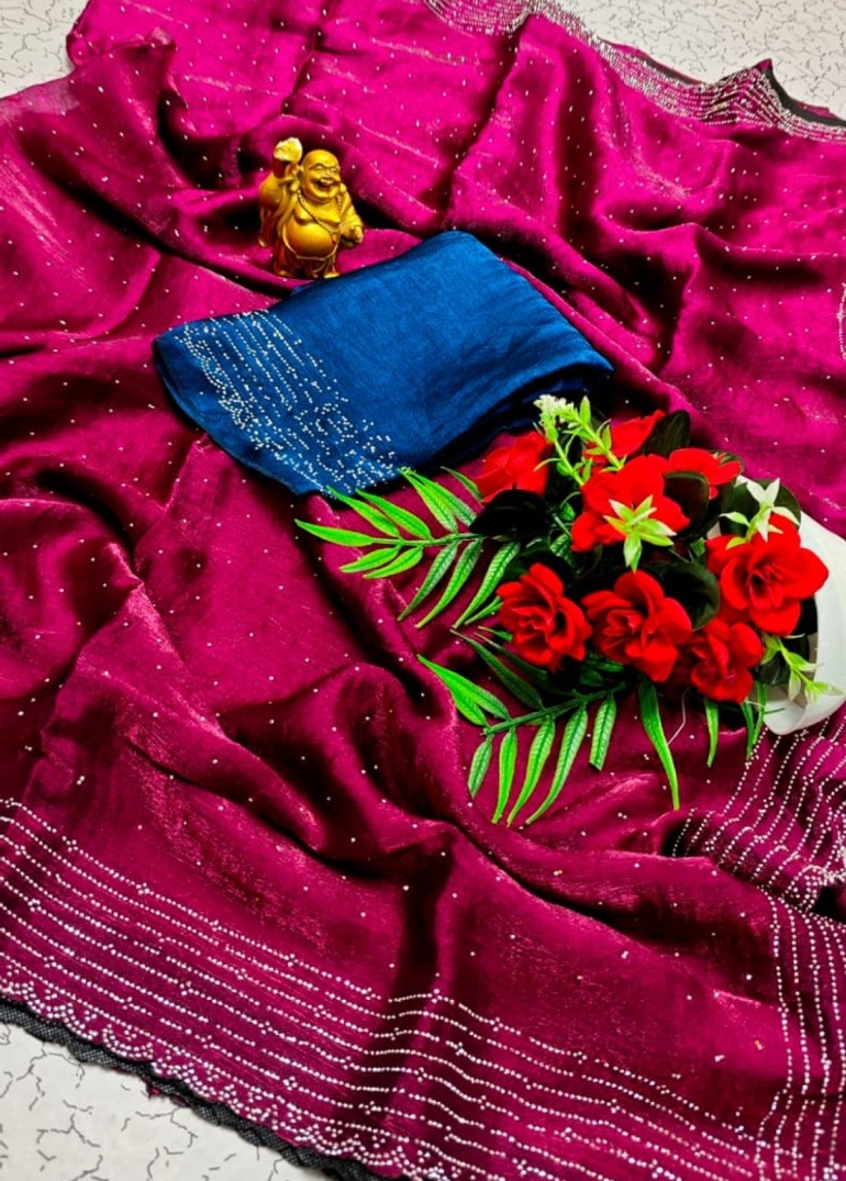 Celestial grace: space silk saree  modern fancy item sarees - VADAMALLI