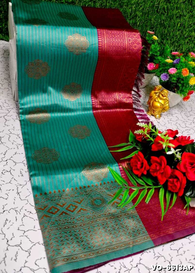 Traditional vaira oosi silk saree - perfect for weddings & festivals - REXONA