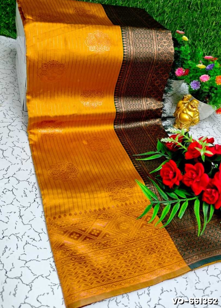 Traditional vaira oosi silk saree - perfect for weddings & festivals - VENTHAYA COLOUR