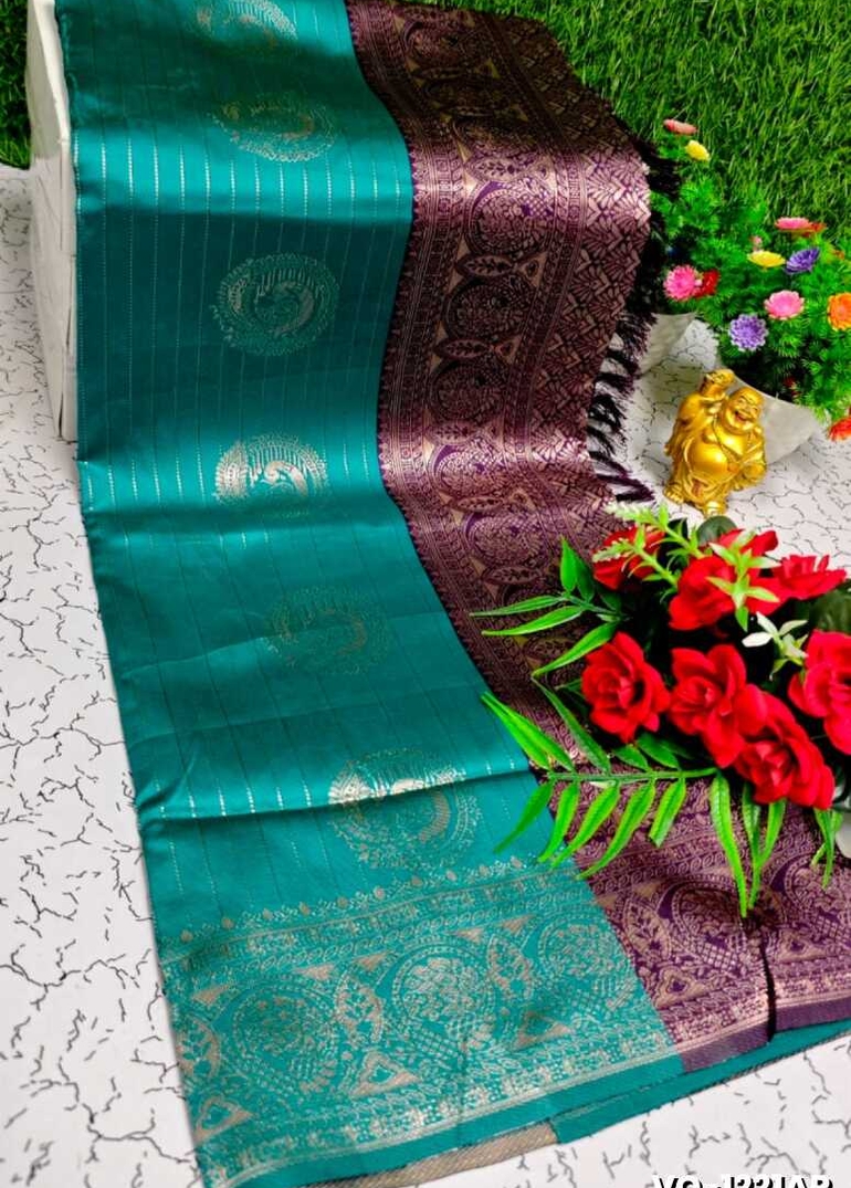 Traditional vaira oosi silk saree - perfect for weddings & festivals - REXONA (1)