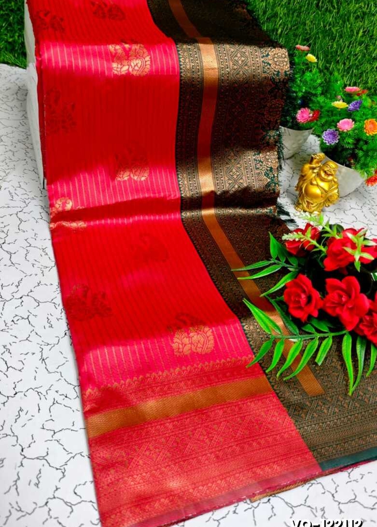 Traditional vaira oosi silk saree - perfect for weddings & festivals - PINK