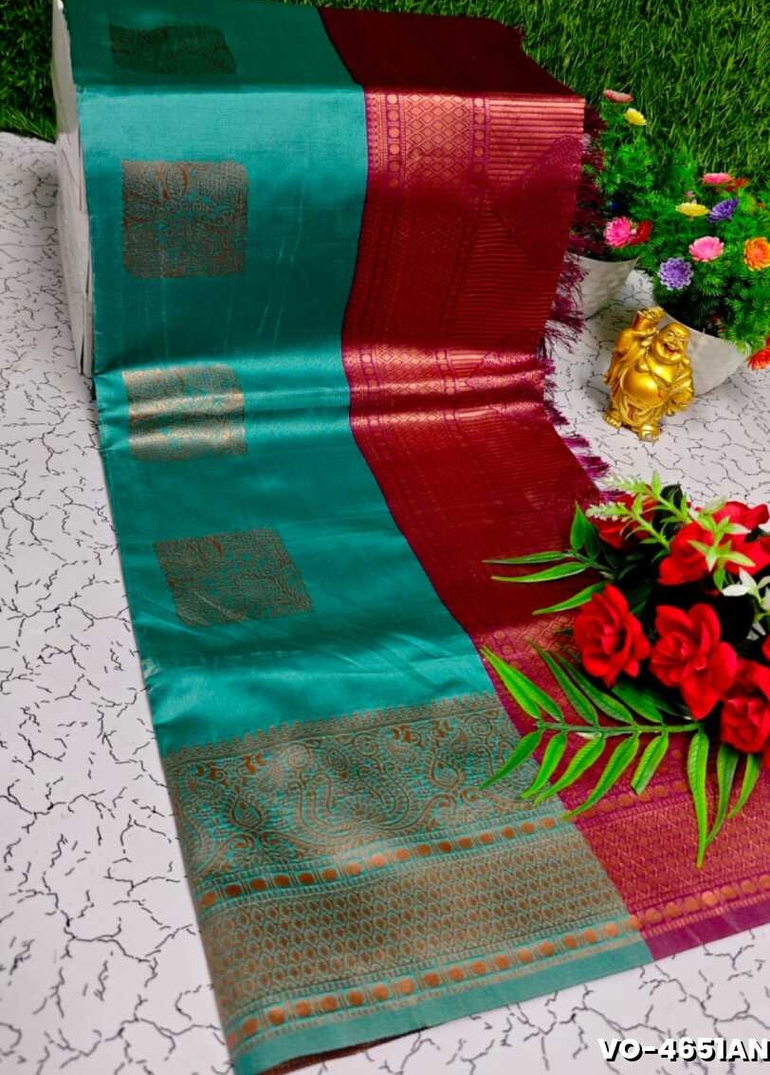 Traditional vaira oosi silk saree - perfect for weddings & festivals - TEAL