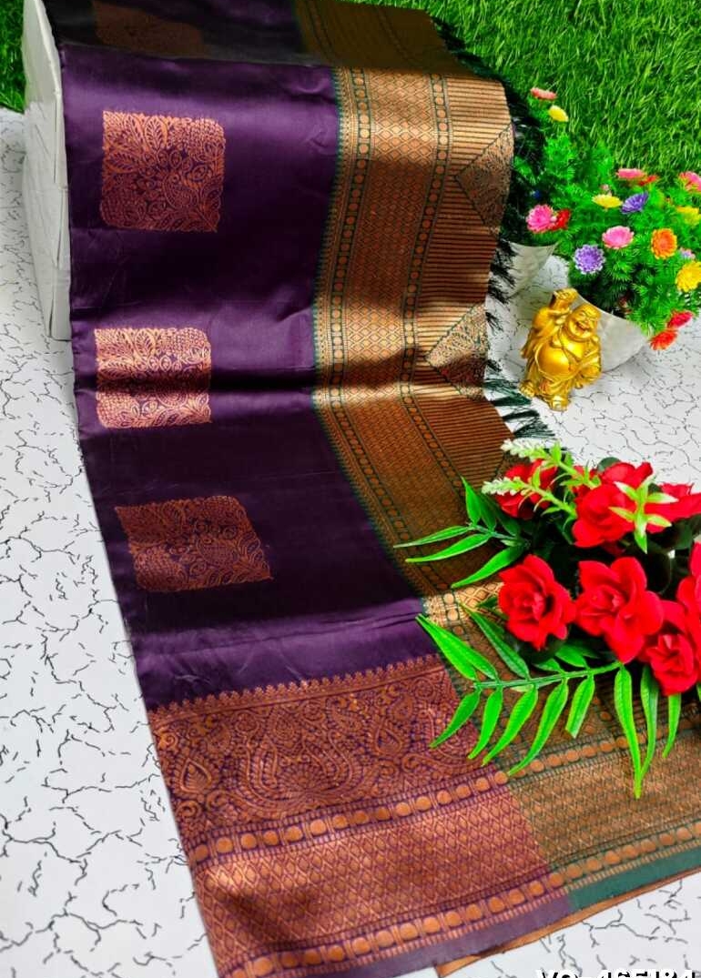 Traditional vaira oosi silk saree - perfect for weddings & festivals - WINE COLOUR (7)