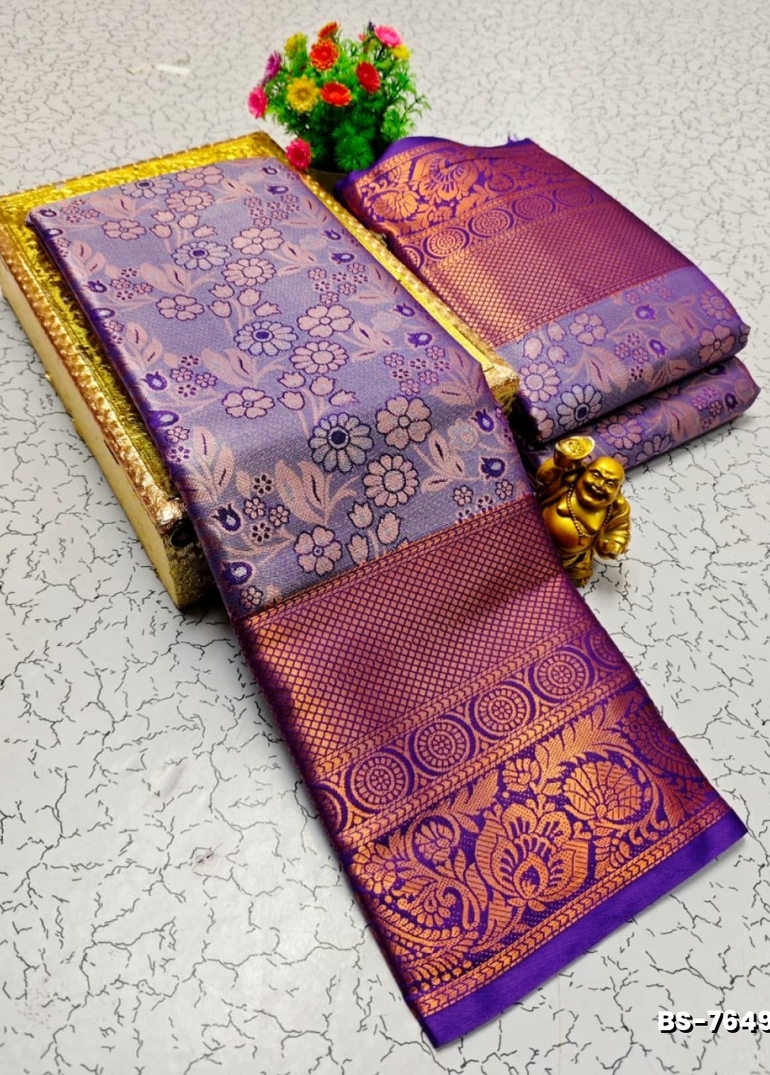 Premium Bridal Tissue Silk Saree with Intricate Zari Weave- LEVENDOR (1)