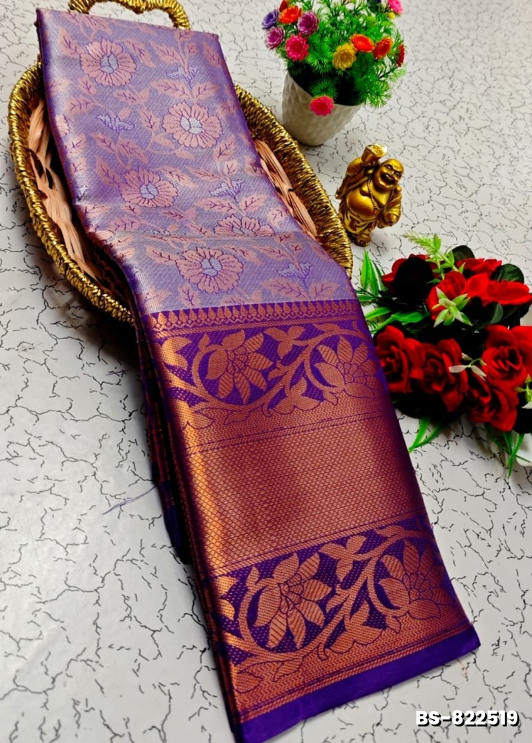 Premium kubera pattu saree rapier fancy  light weight silk type sarees function wear - LEVENDOR (2)