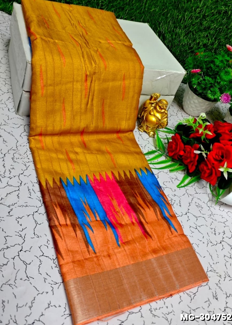 Traditional Look Malgudi Silk Saree Lightweight Silk Blend Saree - VENTHAYA COLOUR