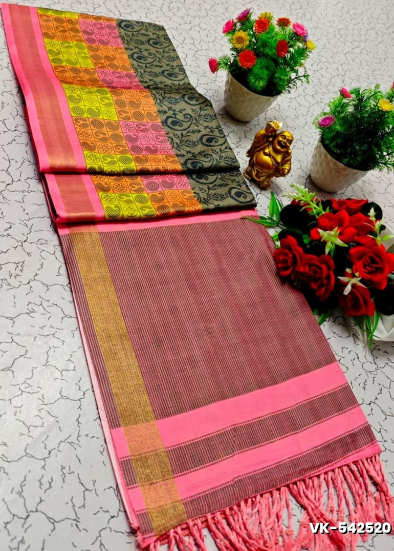 Classic South Indian Varnika Silk Saree for Festive Grandeur - AS COLOR (1)