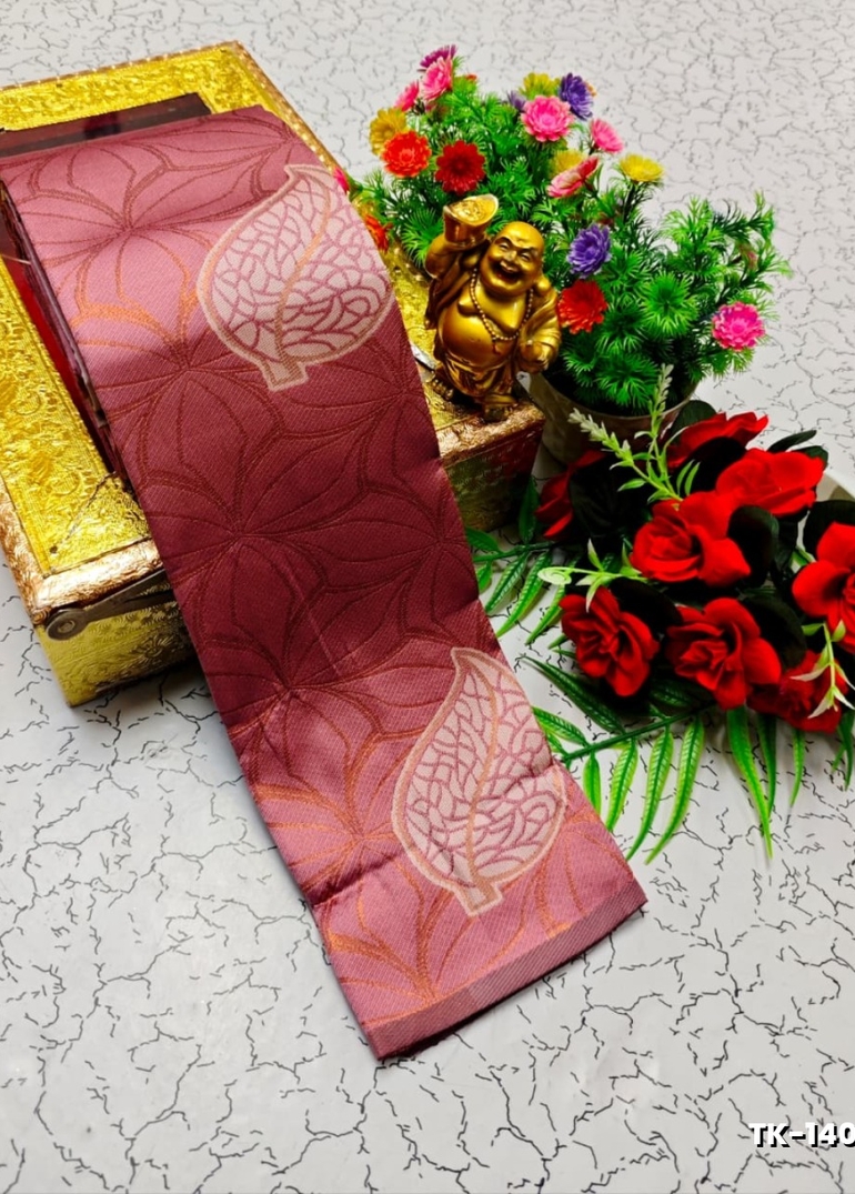 Kubera borderless elite bridal rapier fancy light weight silk type sarees function wear - LIGHT PINK