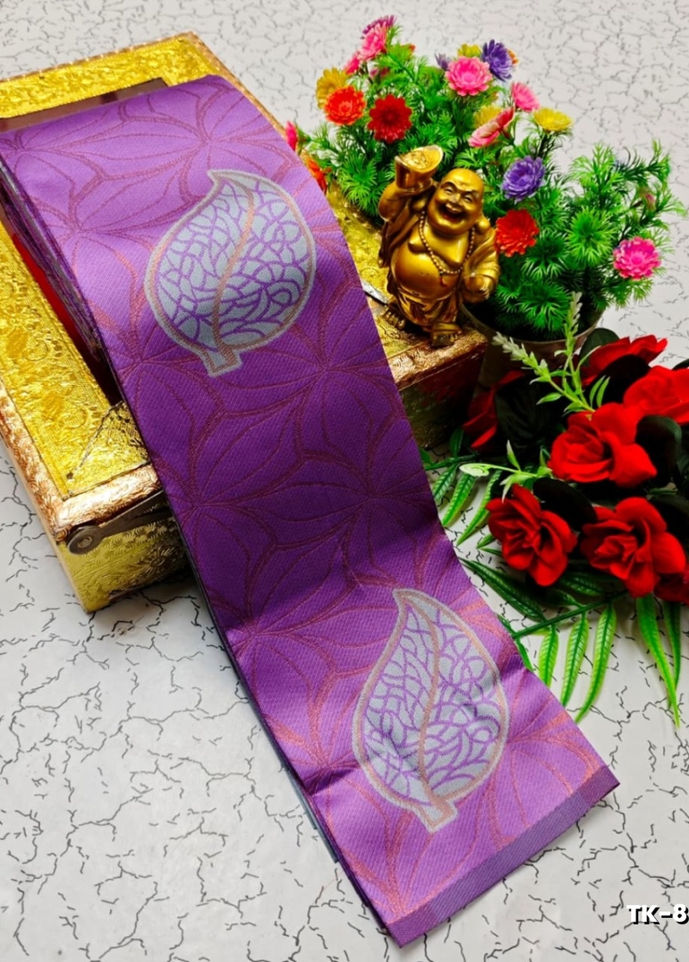 Kubera borderless elite bridal rapier fancy light weight silk type sarees function wear - LEVENDOR (2)