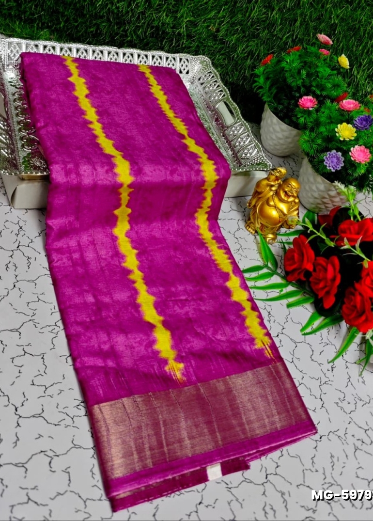 Traditional Look Malgudi Silk Saree Lightweight Silk Blend Saree - VADAMALLI