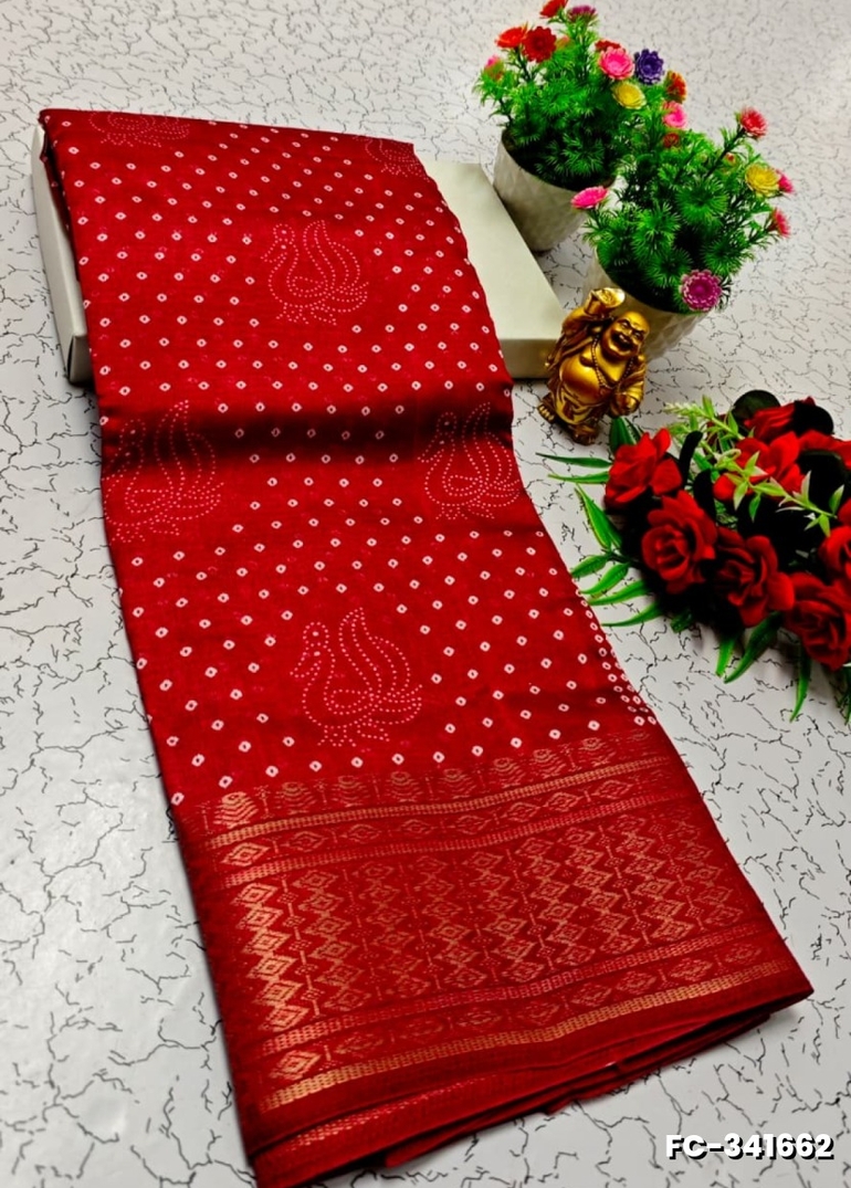 Fancy print office wear cotton sarees all over body flower design pattern design premium look lightweight comfortable wear - MAROON COLOR (1)