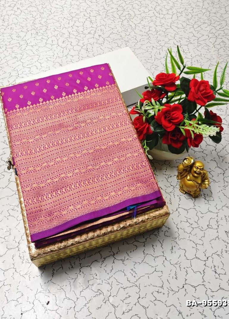 1000 Butta premium Soft Silk Saree weddings, festivals, traditional Wear - VADAMALLI (2)