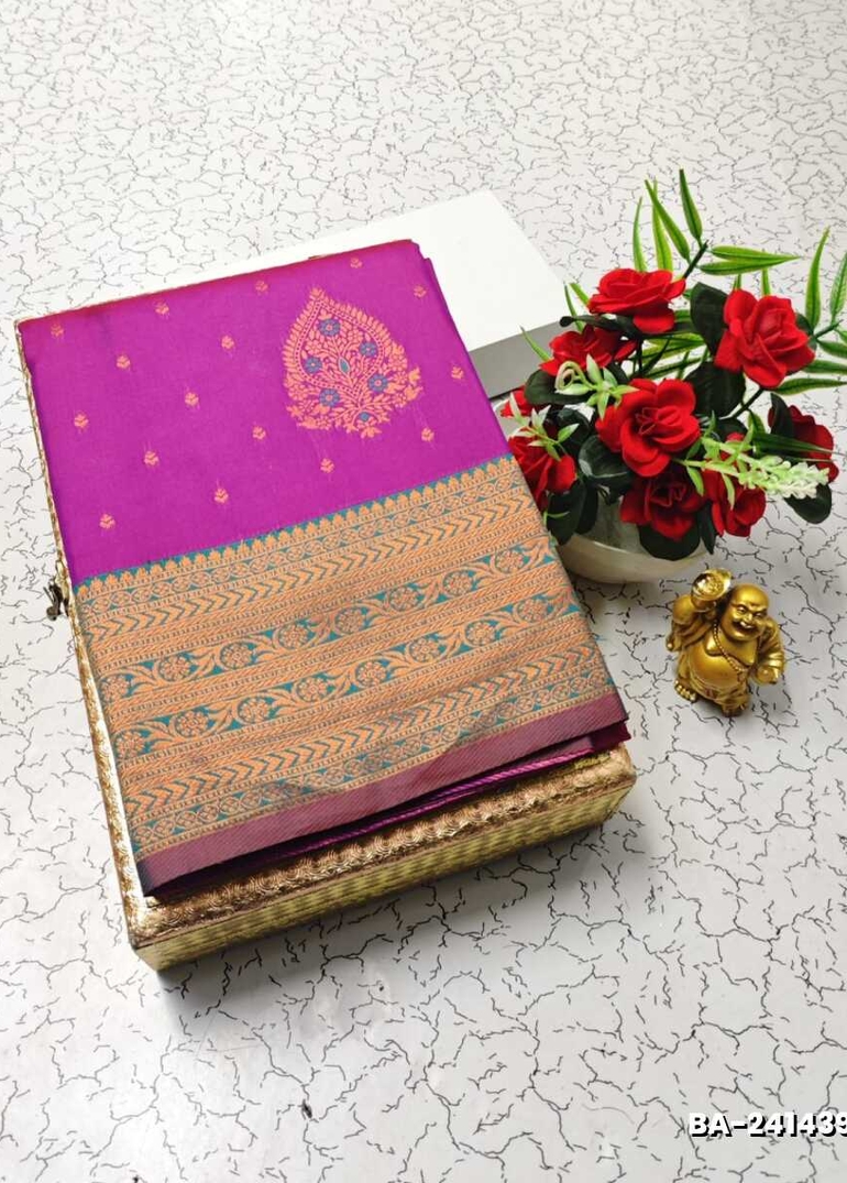 1000 Butta premium Soft Silk Saree weddings, festivals, traditional Wear - VADAMALLI (3)