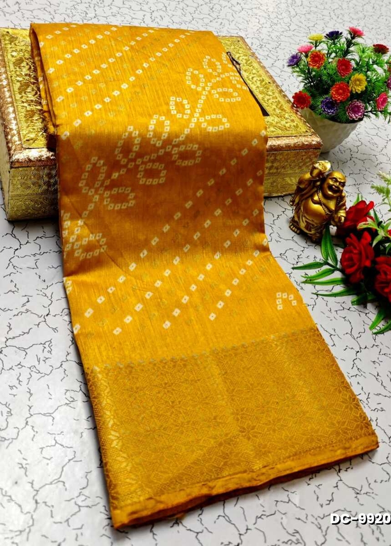 Dailywear cotton sarees all over body peacock designpattern design premium look lightweight comfortable wear - YELLOW COLOR (1)