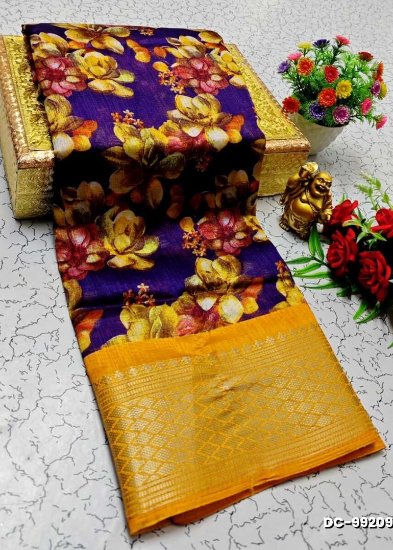 Dailywear cotton sarees all over body peacock designpattern design premium look lightweight comfortable wear - BRINJAL COLOUR (1)