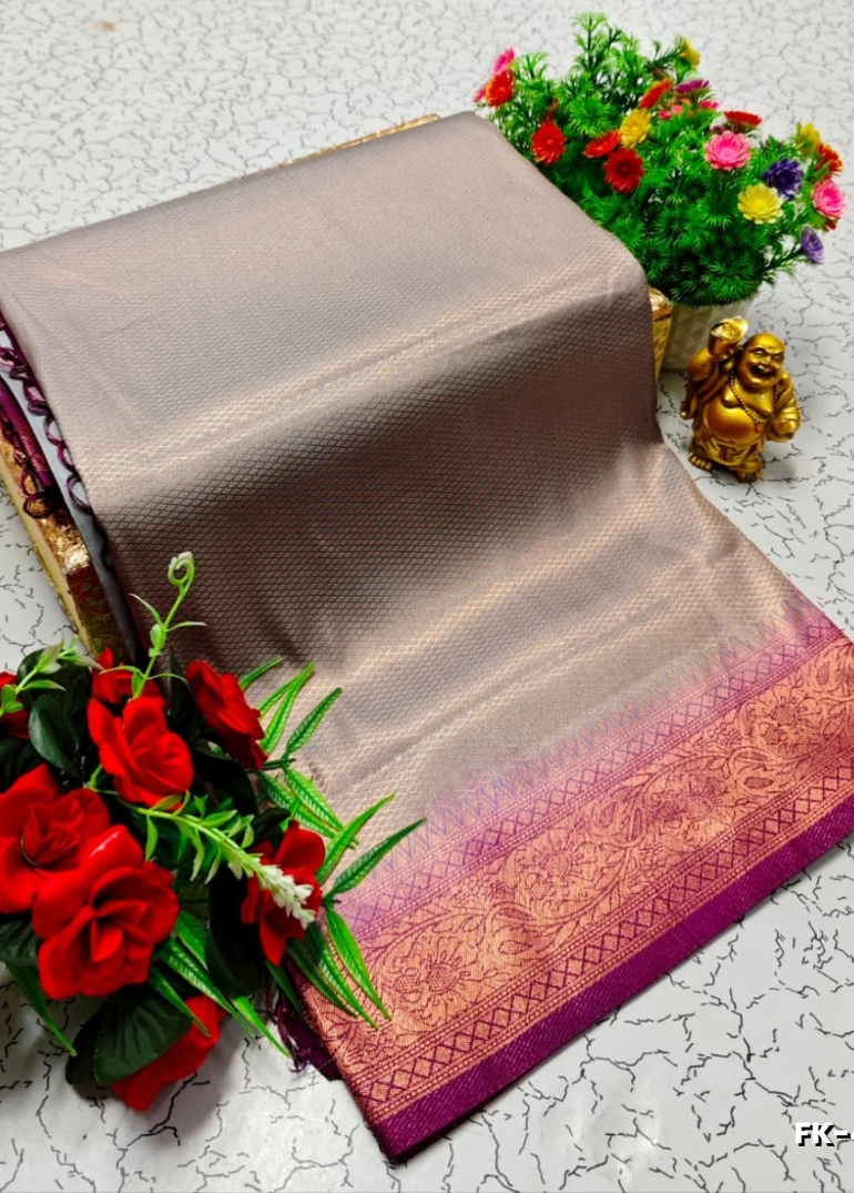 Premium Fancy kubera Softy Saree Rapier Fancy  Light Weight Silk Saree - AS COLOR (3)