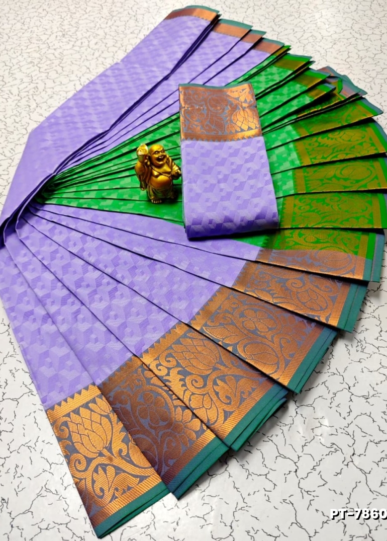 Elampillai Poontamil Saree | Karizma Silk / Soft Silk | 3D Embossed Weave - LEVENDOR