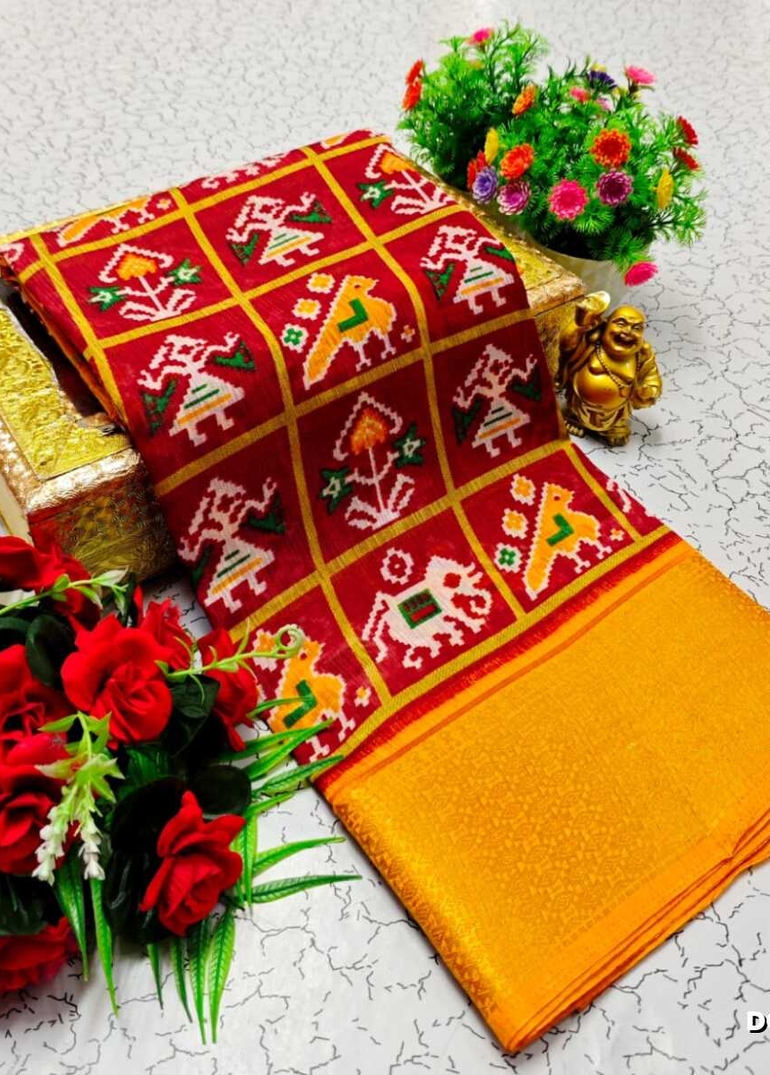 Dailywear cotton sarees premium look lightweight comfortable wear - MERUN