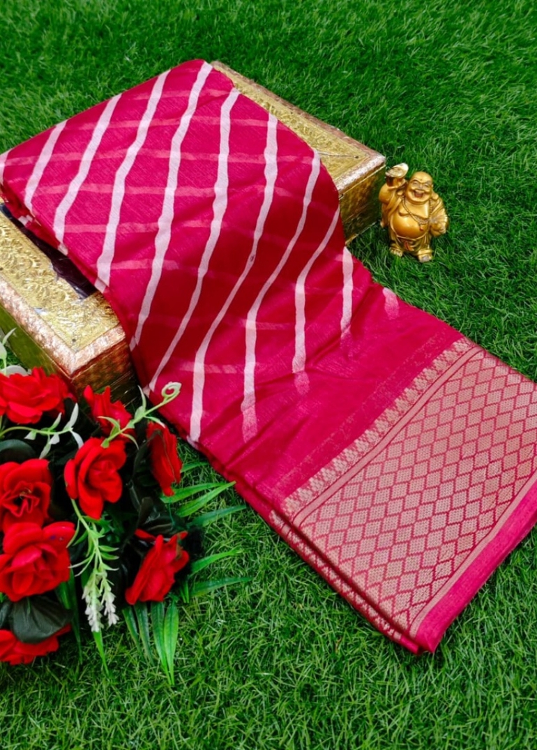 Dailywear cotton sarees premium look lightweight comfortable wear - MEJANTA (1)