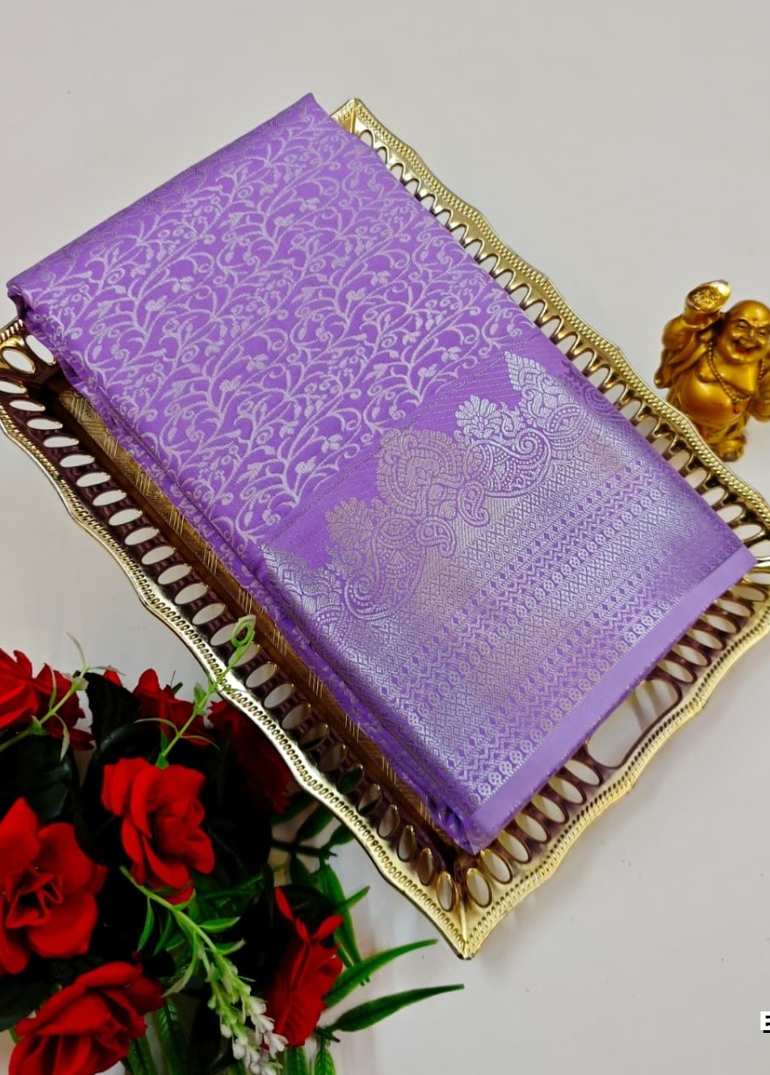 BRIDAL SILK GOLD SILVAR AND COPPER ZARI WEAVE AND WEDDING ART SILK SAREES - LEVENDOR (7)