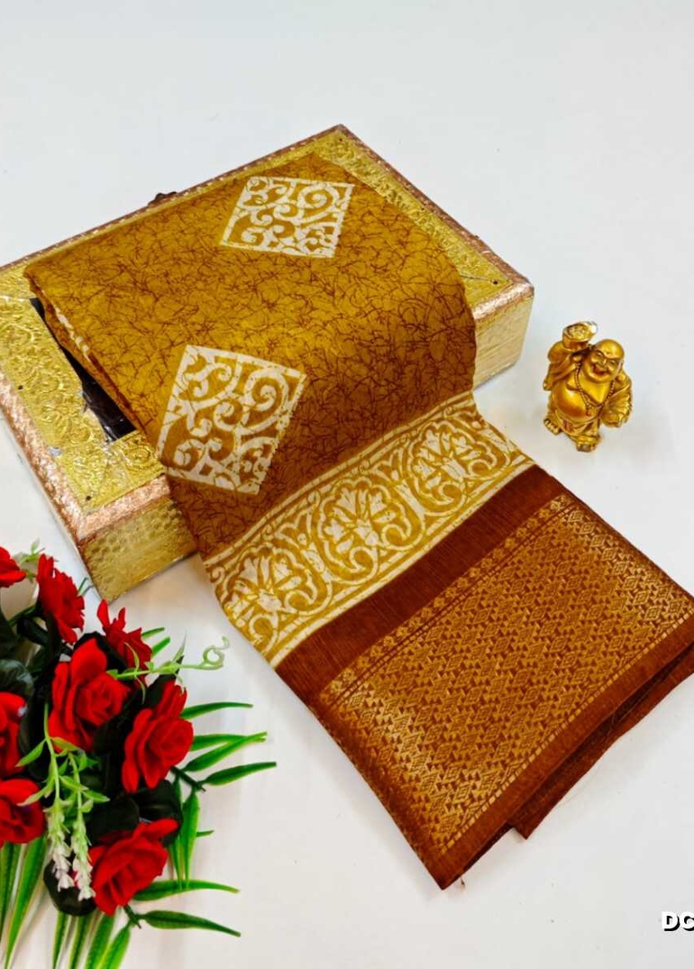 Dailywear cotton sarees premium look lightweight comfortable wear - VENTHAYA COLOUR (1)