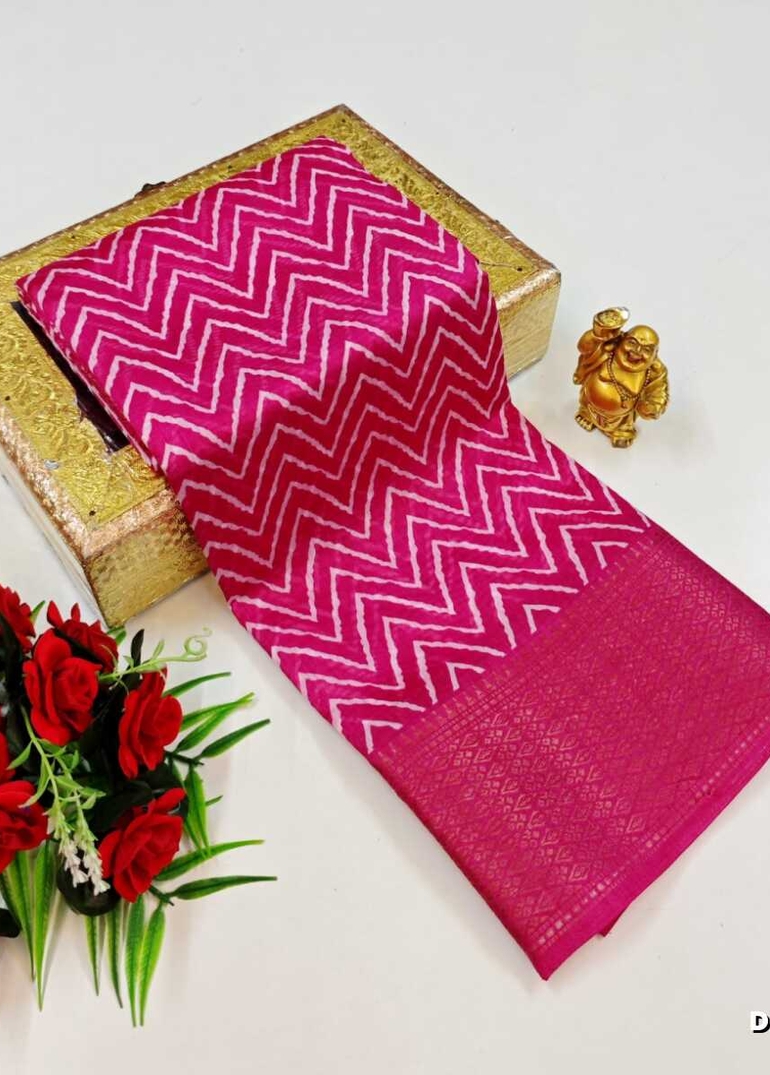Dailywear cotton sarees premium look lightweight comfortable wear - RUBY COLOUR