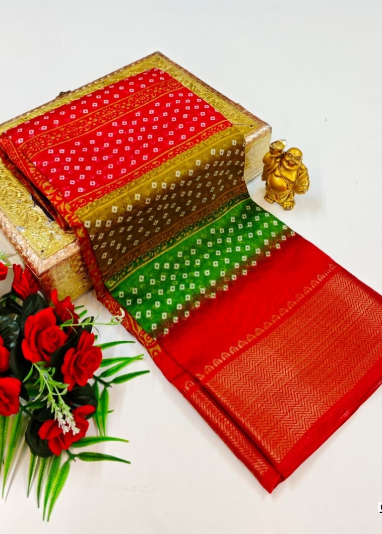 Dailywear cotton sarees premium look lightweight comfortable wear - MIXED ALL COLOR (2)