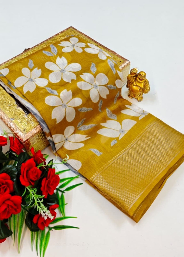 Dailywear cotton sarees premium look lightweight comfortable wear - VENTHAYA COLOUR (6)